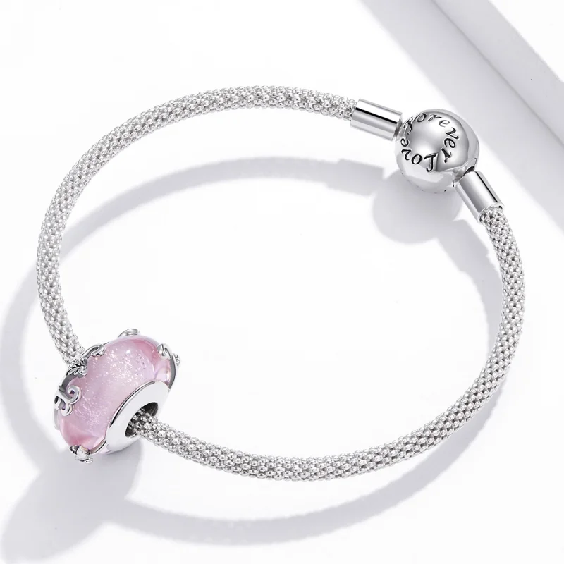 (Bild für) Charm aus glänzendem Glas im Pandora-Stil - BSC409 - Ansicht 3