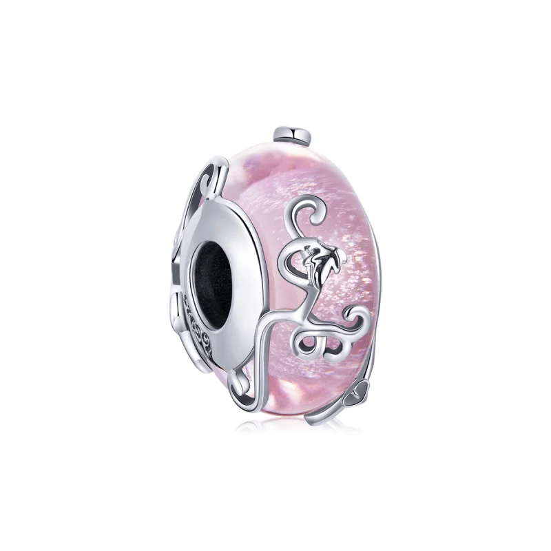 (Bild für) Charm aus glänzendem Glas im Pandora-Stil - BSC409
