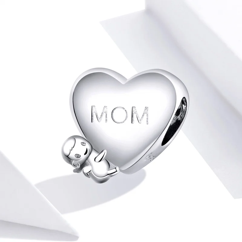 (Bild für) Charm „Bekenne dich zur Mutter“ im Pandora-Stil - BSC218 - Ansicht 4