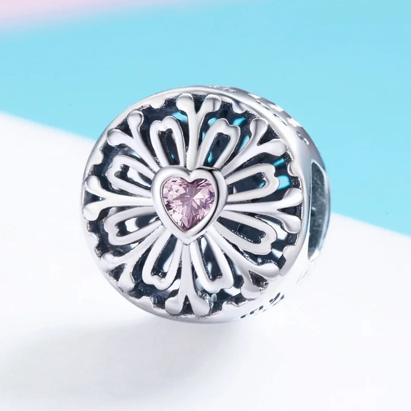 (Bild für) Charm „Blume der Freundschaft“ im Pandora-Stil - SCC740 - Ansicht 2