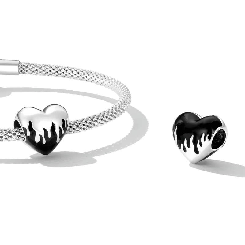 (Bild für) Charm „Brennende Liebe“ im Pandora-Stil - SCC2298 - Ansicht 4