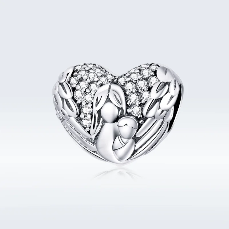 (Bild für) Charm „Danke und ich liebe dich“ im Pandora-Stil aus Silber - SCC1462 - Ansicht 5