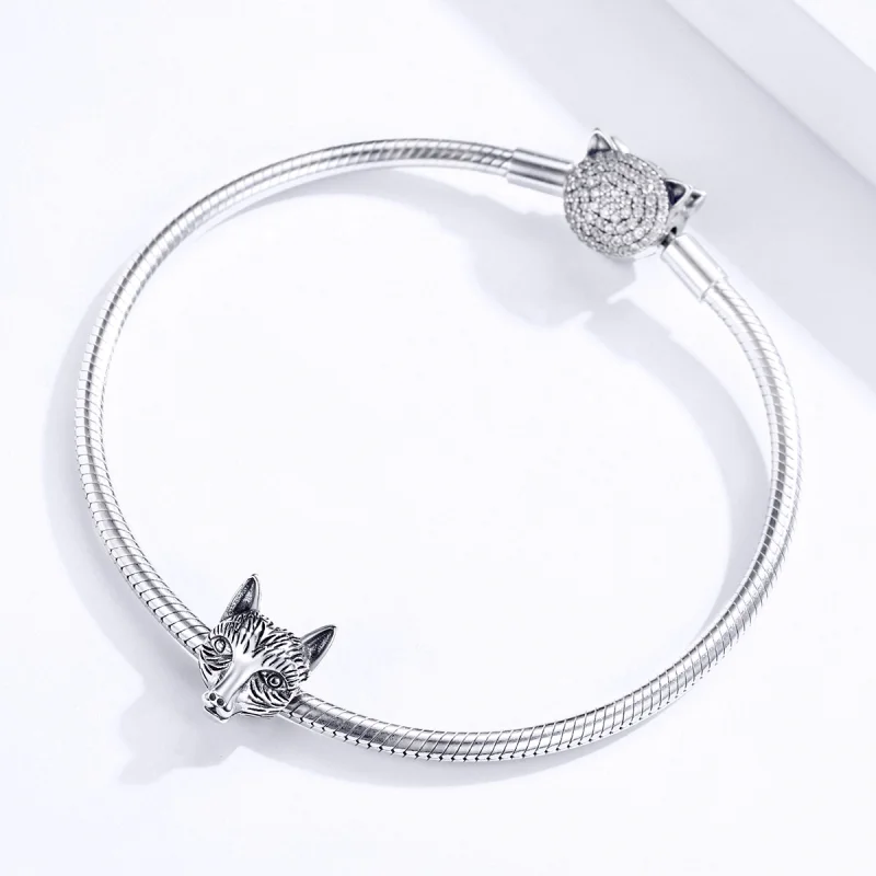 (Bild für) Charm „Deutscher Schäferhund“ im Pandora-Stil - BSC168 - Ansicht 3