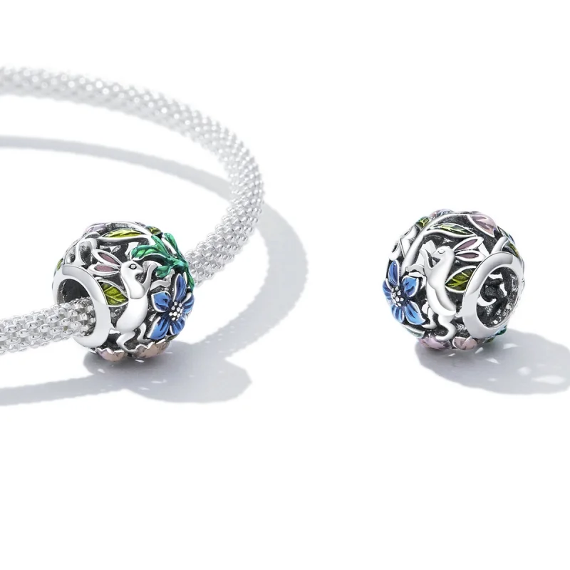 (Bild für) Charm „Dschungelgeheimnis“ im Pandora-Stil - SCC2208 - Ansicht 4