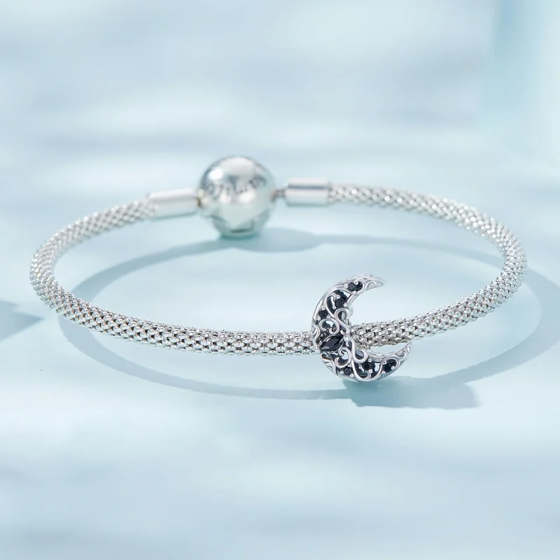 (Bild für) Charm „Dunkler Nachtmond“ im Pandora-Stil - SCC2370 - Ansicht 4