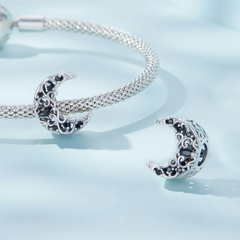 (Bild für) Charm „Dunkler Nachtmond“ im Pandora-Stil - SCC2370 - Ansicht 5