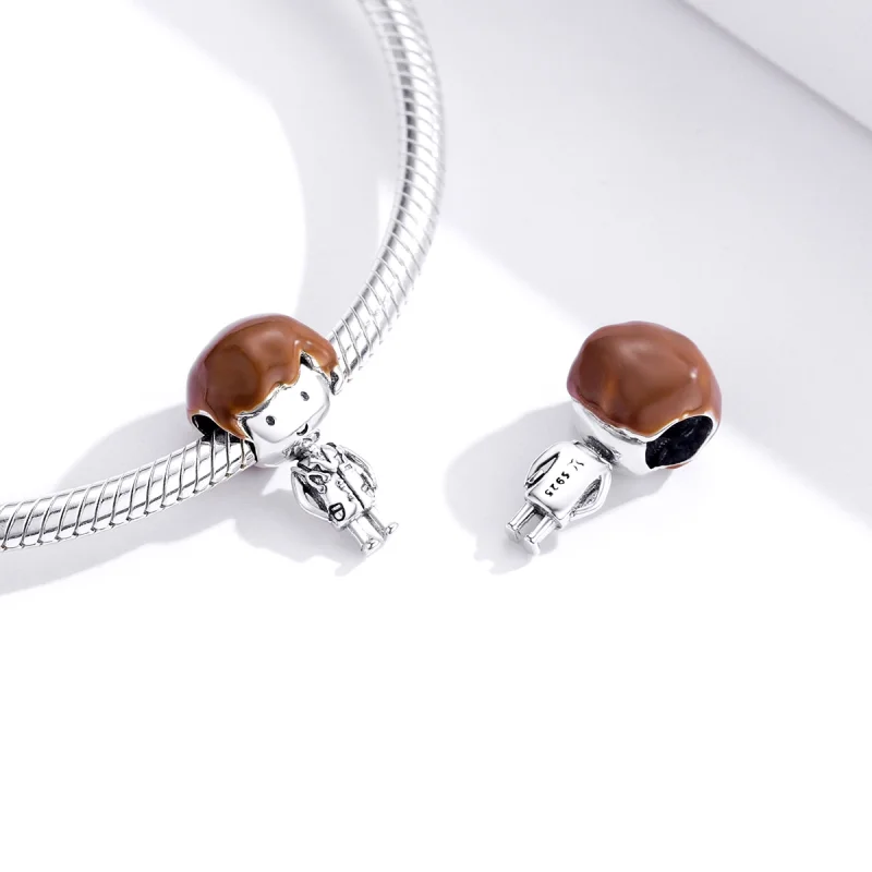 (Bild für) Charm „Engel im weißen Pandora-Stil“. - SCC1549 - Ansicht 2