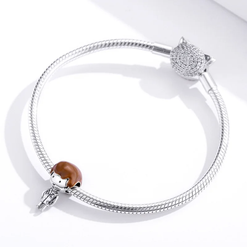 (Bild für) Charm „Engel im weißen Pandora-Stil“. - SCC1549 - Ansicht 4
