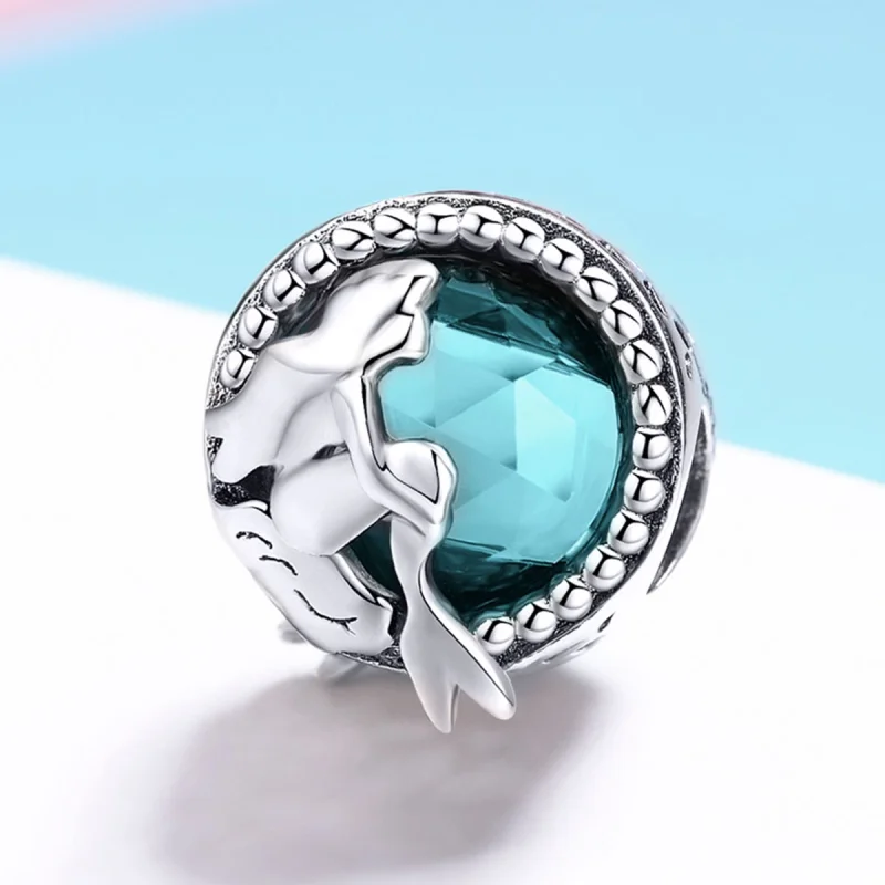 (Bild für) Charm „Fehlende Meerjungfrau“ aus Silber im Pandora-Stil - SCC894 - Ansicht 2