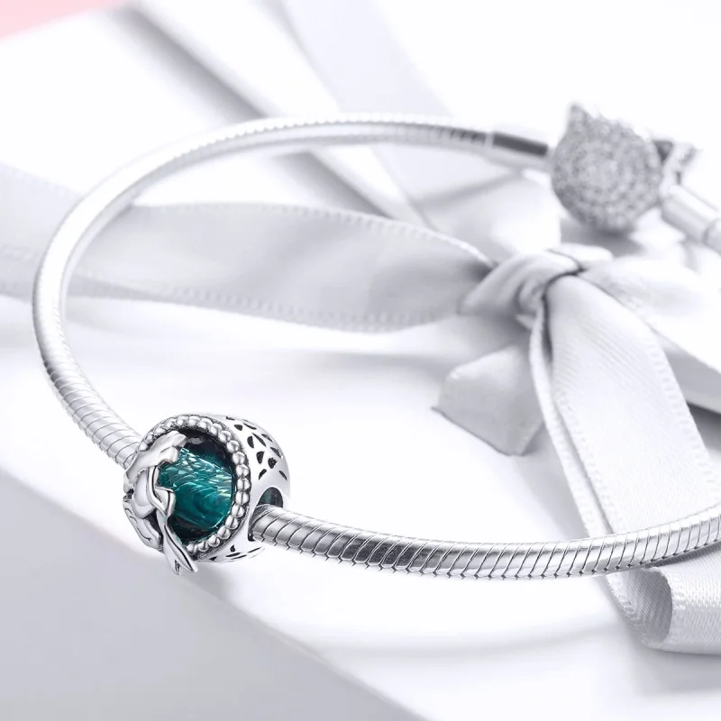 (Bild für) Charm „Fehlende Meerjungfrau“ aus Silber im Pandora-Stil - SCC894 - Ansicht 4