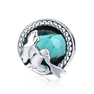 (Bild für) Charm „Fehlende Meerjungfrau“ aus Silber im Pandora-Stil - SCC894