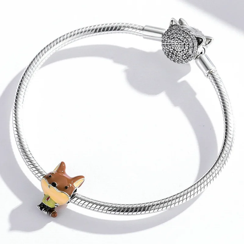 (Bild für) Charm „Fuchs-Bürger“ im Pandora-Stil - SCC1964 - Ansicht 3