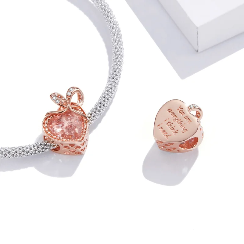 (Bild für) Charm „Geschenk der Liebe“ im Pandora-Stil - BSC398 - Ansicht 4