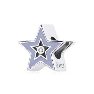(Bild für) Charm „Glanzstern“ im Pandora-Stil - BSC459