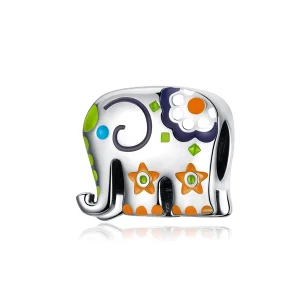 (Bild für) Charm „Glücklicher Elefant“ im Pandora-Stil - BSC095