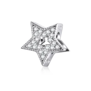 (Bild für) Charm „Glänzender Sternenhimmel“ im Pandora-Stil - BSC210