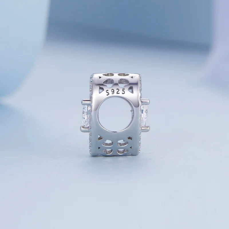 (Bild für) Charm „Glänzendes Herz“ im Pandora-Stil - BSC662 - Ansicht 3