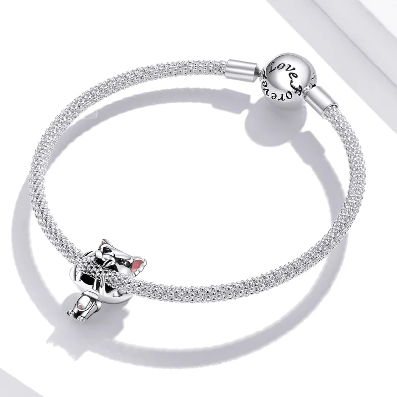 (Bild für) Charm „Herr Wolf“ im Pandora-Stil - SCC1891 - Ansicht 3