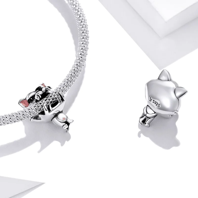 (Bild für) Charm „Herr Wolf“ im Pandora-Stil - SCC1891 - Ansicht 4