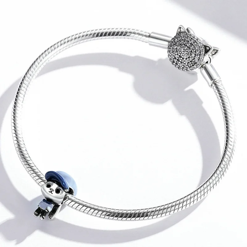 (Bild für) Charm „Häschenoffizier“ im Pandora-Stil - SCC1960 - Ansicht 3