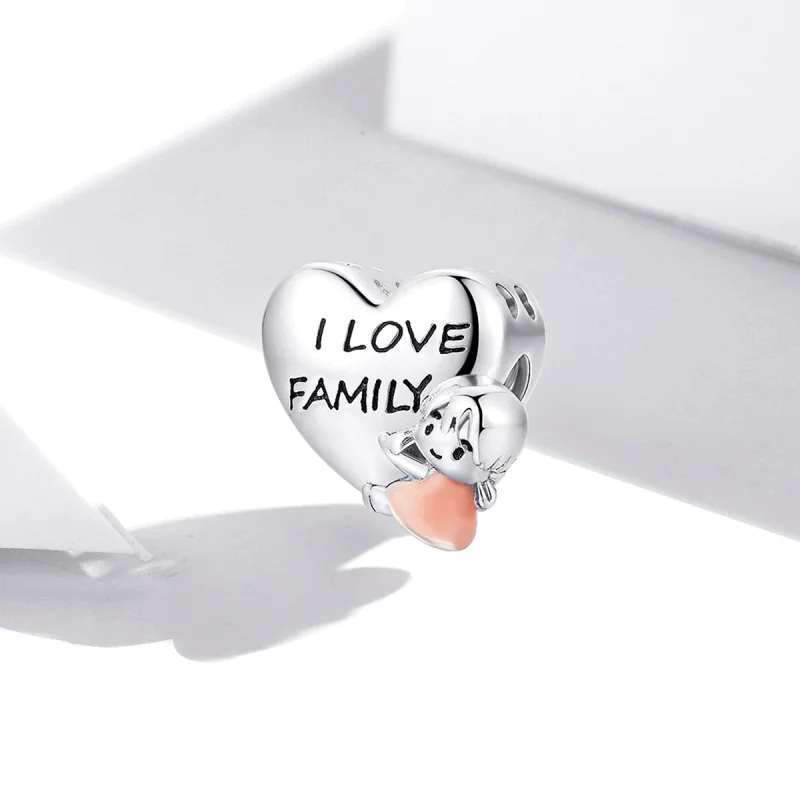 (Bild für) Charm „Ich liebe mein Zuhause“ im Pandora-Stil - BSC478 - Ansicht 2