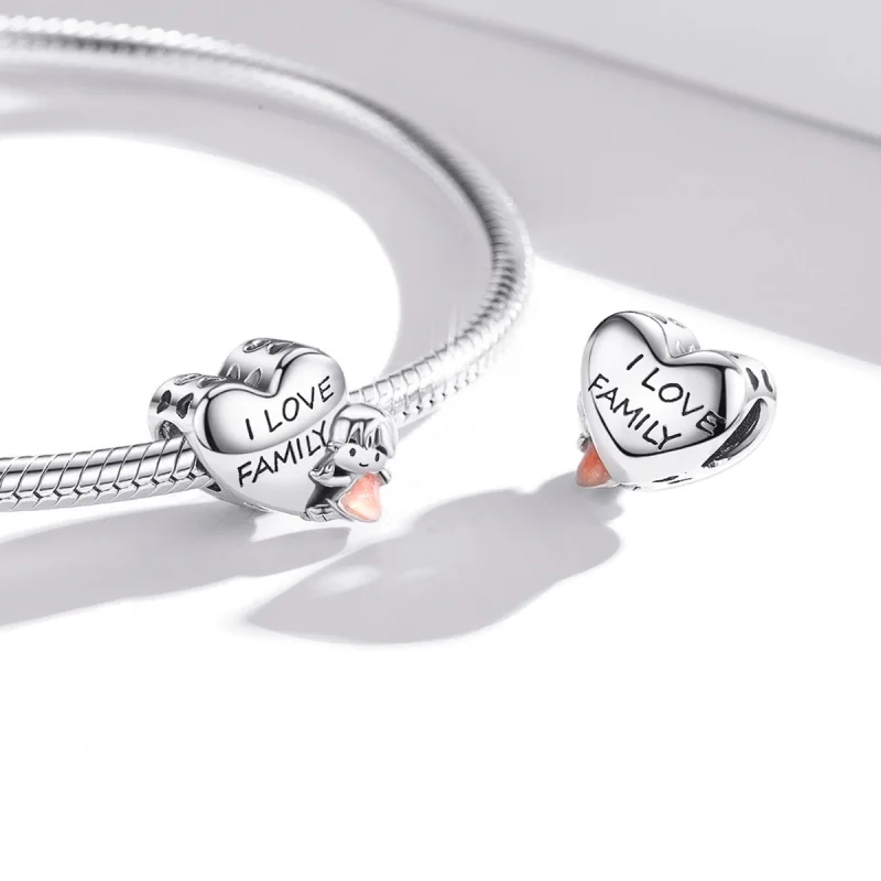 (Bild für) Charm „Ich liebe mein Zuhause“ im Pandora-Stil - BSC478 - Ansicht 4