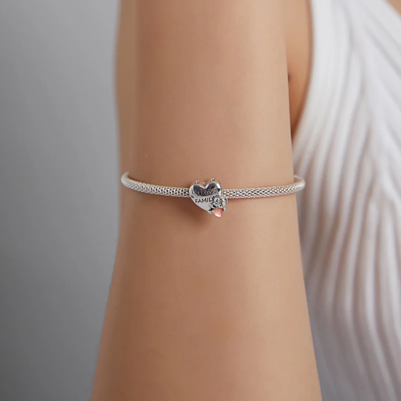 (Bild für) Charm „Ich liebe mein Zuhause“ im Pandora-Stil - BSC478 - Ansicht 5