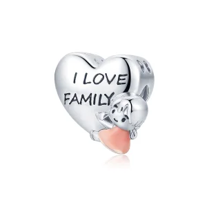 (Bild für) Charm „Ich liebe mein Zuhause“ im Pandora-Stil - BSC478