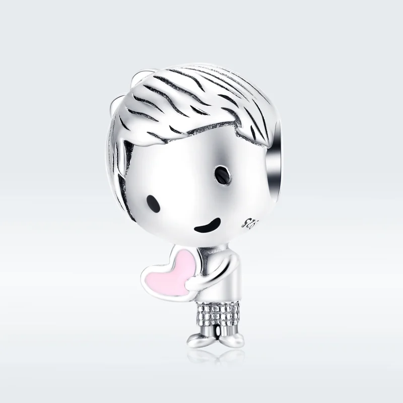 (Bild für) Charm „Its A Boy“ aus Silber im Pandora-Stil - SCC1334 - Ansicht 5