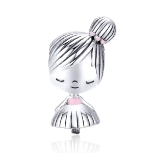 (Bild für) Charm „Its A Girl“ aus Silber im Pandora-Stil - SCC1335