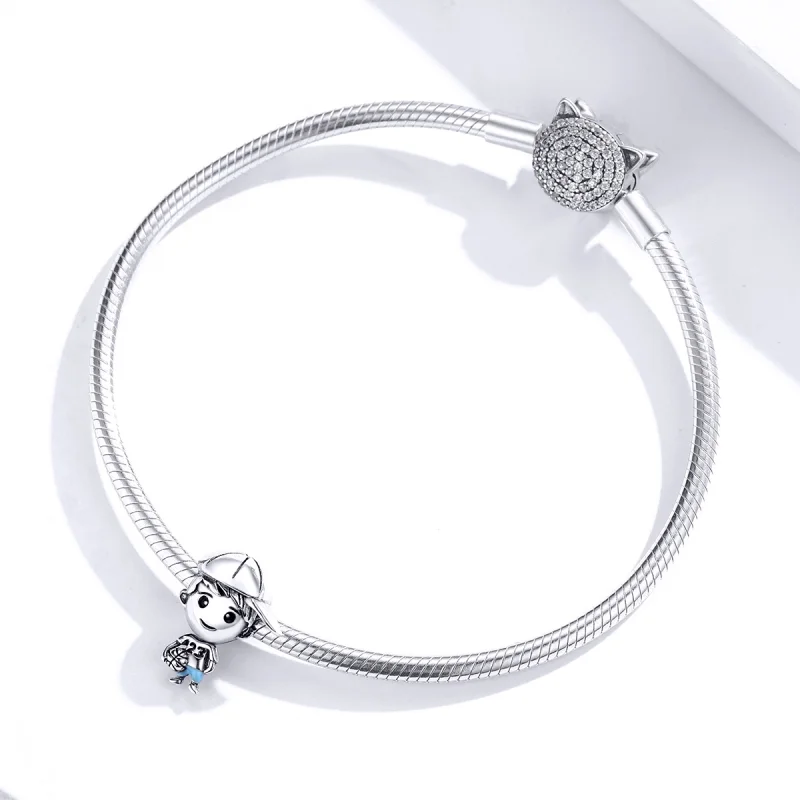 (Bild für) Charm „Jüngerer Bruder“ im Pandora-Stil - BSC173 - Ansicht 3