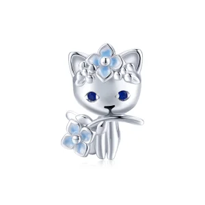 (Bild für) Charm „Katzenelfe“ im Pandora-Stil - BSC394