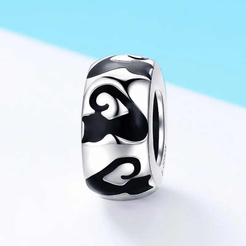 (Bild für) Charm „Katzensilhouette“ im Pandora-Stil - SCC825 - Ansicht 2