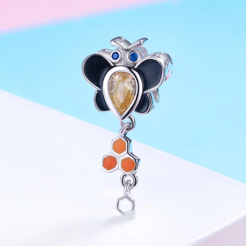 (Bild für) Charm „Kleine Biene“ im Pandora-Stil - BSC009 - Ansicht 2