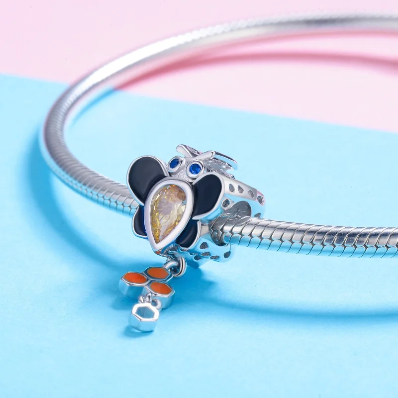 (Bild für) Charm „Kleine Biene“ im Pandora-Stil - BSC009 - Ansicht 3