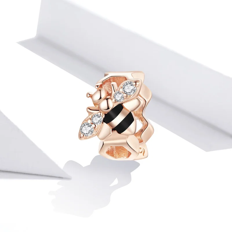 (Bild für) Charm „Kleine Biene“ im Pandora-Stil - BSC371 - Ansicht 2