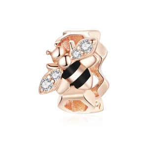 (Bild für) Charm „Kleine Biene“ im Pandora-Stil - BSC371