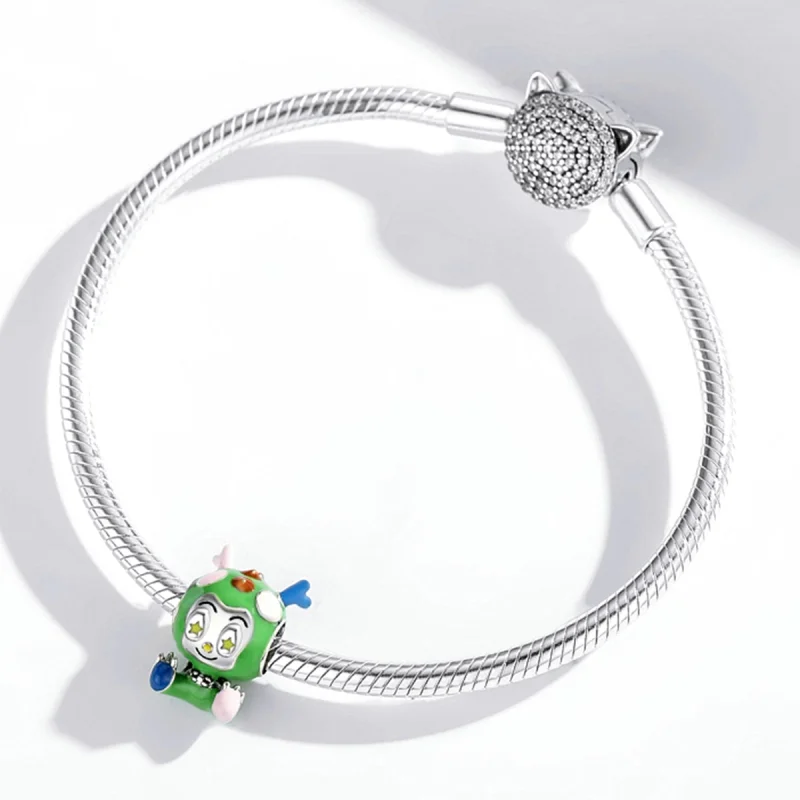 (Bild für) Charm „Kleine Drachenpuppe“ im Pandora-Stil - SCC1943 - Ansicht 4