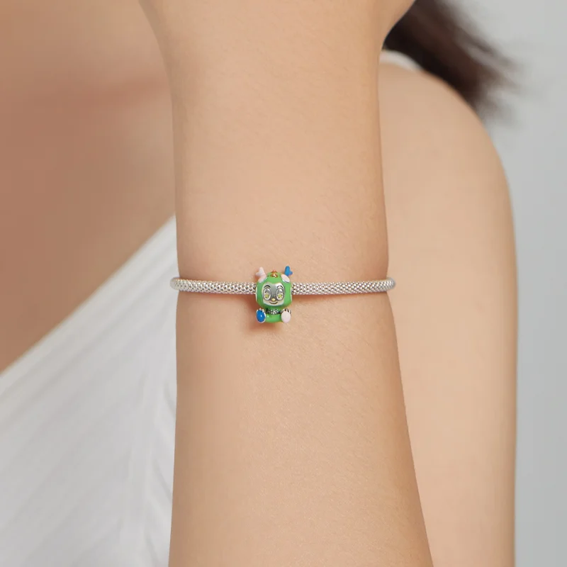 (Bild für) Charm „Kleine Drachenpuppe“ im Pandora-Stil - SCC1943 - Ansicht 5