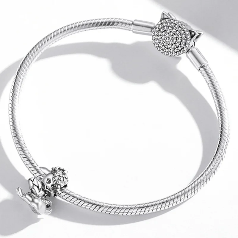 (Bild für) Charm „Kleines Schaf“ im Pandora-Stil im westlichen Stil - SCC2043 - Ansicht 3