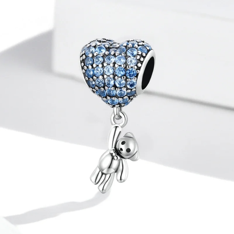 (Bild für) Charm „Liebesballon-Bär“ im Pandora-Stil - SCC2023 - Ansicht 2