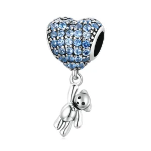 (Bild für) Charm „Liebesballon-Bär“ im Pandora-Stil - SCC2023