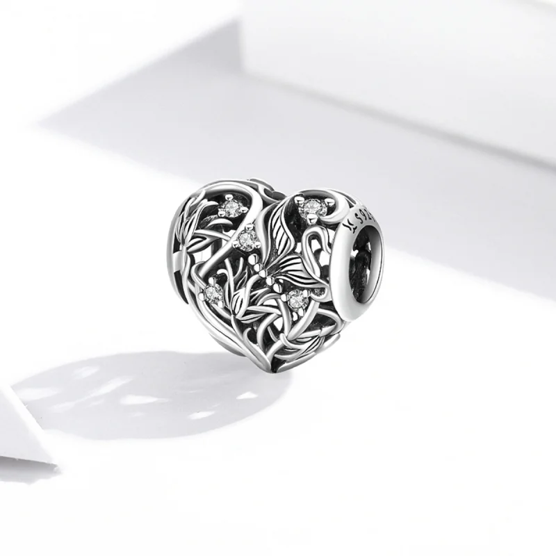 (Bild für) Charm „Liebesgarten“ im Pandora-Stil - SCC2098 - Ansicht 2