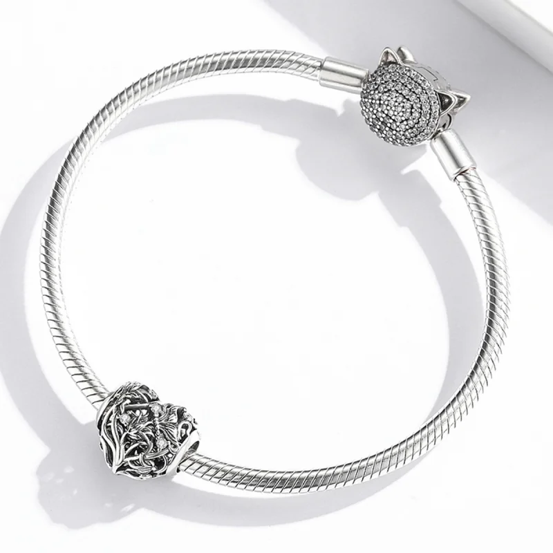 (Bild für) Charm „Liebesgarten“ im Pandora-Stil - SCC2098 - Ansicht 3