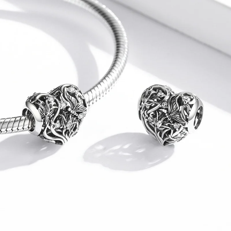 (Bild für) Charm „Liebesgarten“ im Pandora-Stil - SCC2098 - Ansicht 4