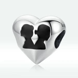 (Bild für) Charm „Liebessilhouette“ im Pandora-Stil - BSC549