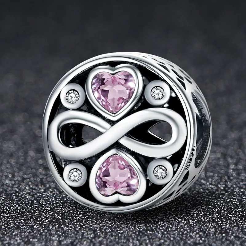 (Bild für) Charm „Love Lasts“ aus Silber im Pandora-Stil - SCC240 - Ansicht 2
