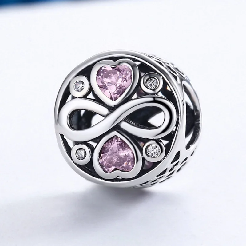 (Bild für) Charm „Love Lasts“ aus Silber im Pandora-Stil - SCC240 - Ansicht 3