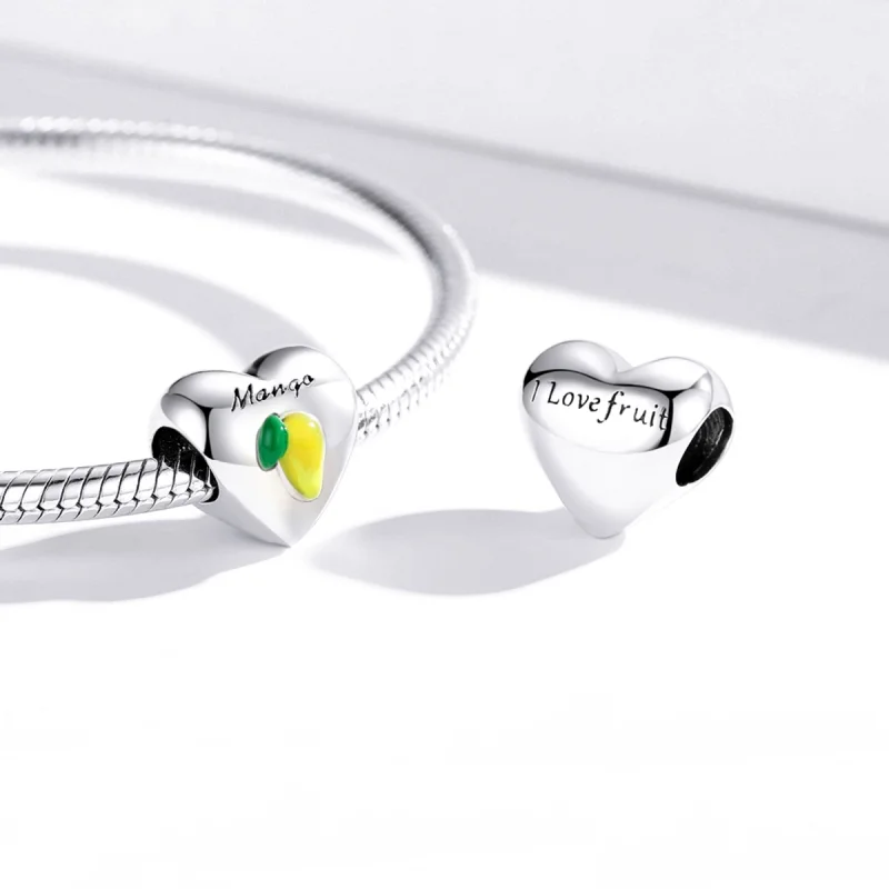 (Bild für) Charm „Love Mango“ im Pandora-Stil - SCC1952 - Ansicht 3