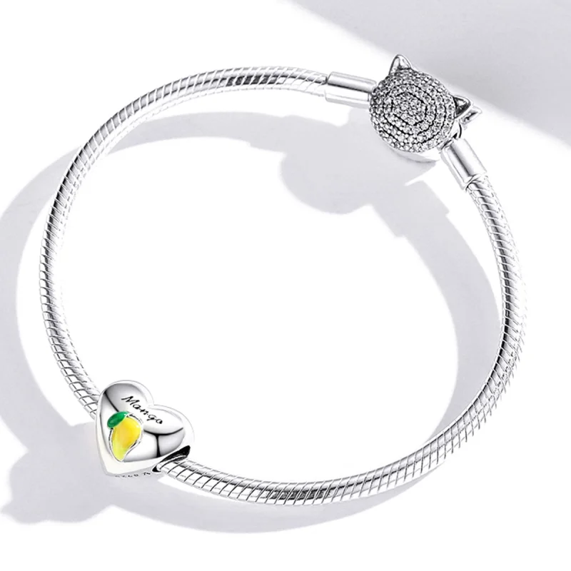 (Bild für) Charm „Love Mango“ im Pandora-Stil - SCC1952 - Ansicht 4